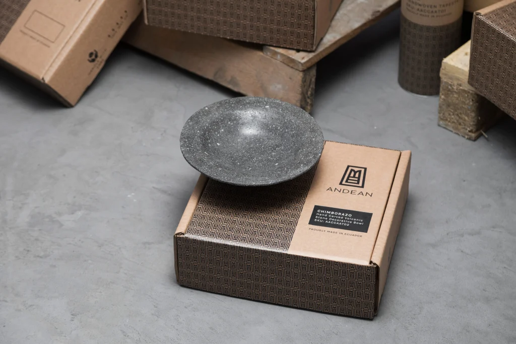 Chimborazo - Decorative Volcanic Stone Bowl — 12