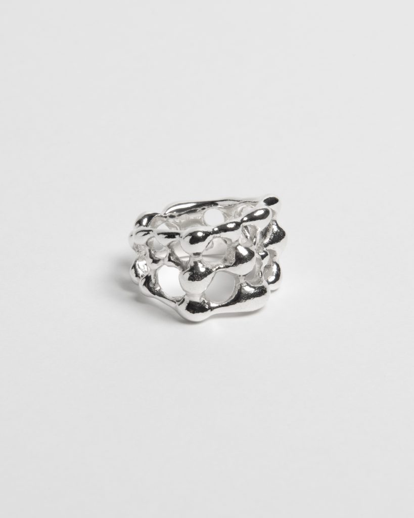 Doop - Sculptural Silver Ring — 3