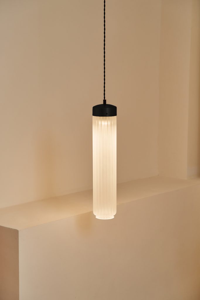 Ines Ceiling Lamp in Blown Glass And Brass — 9