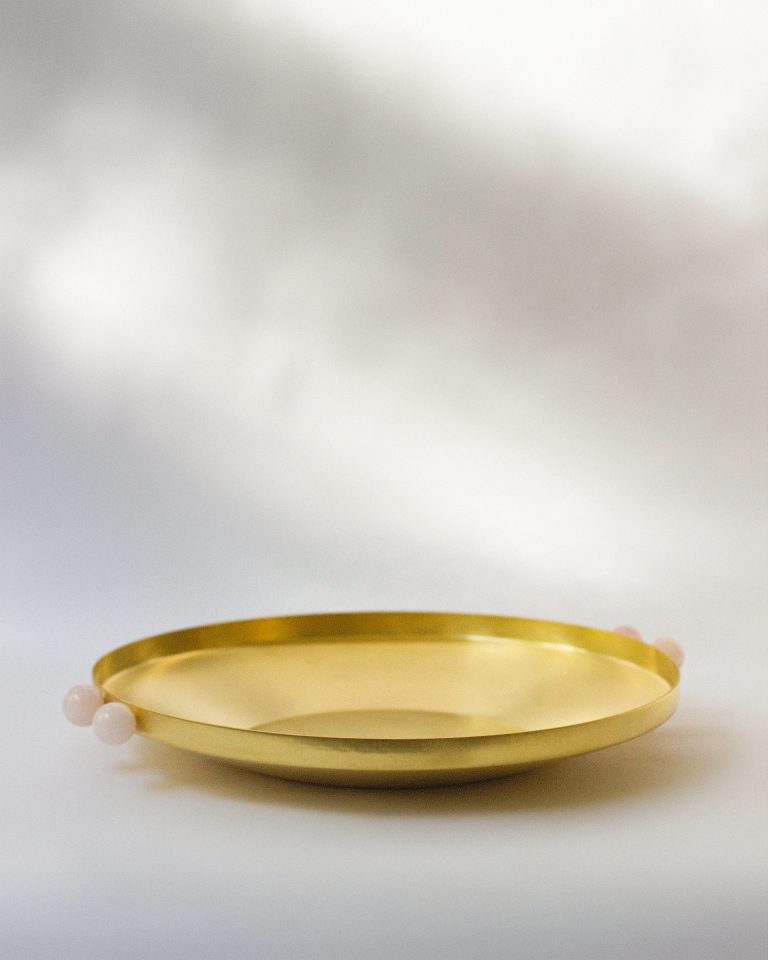 Brass  and Stone Bowl Piatto No. 13 — 2