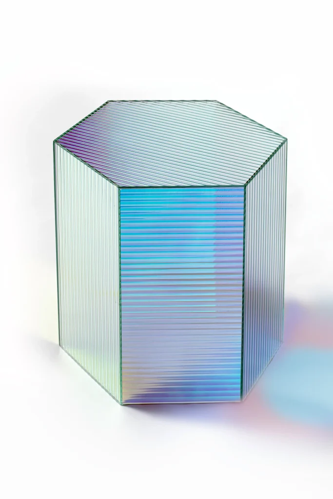 Luminous - Glass Side Table — 2