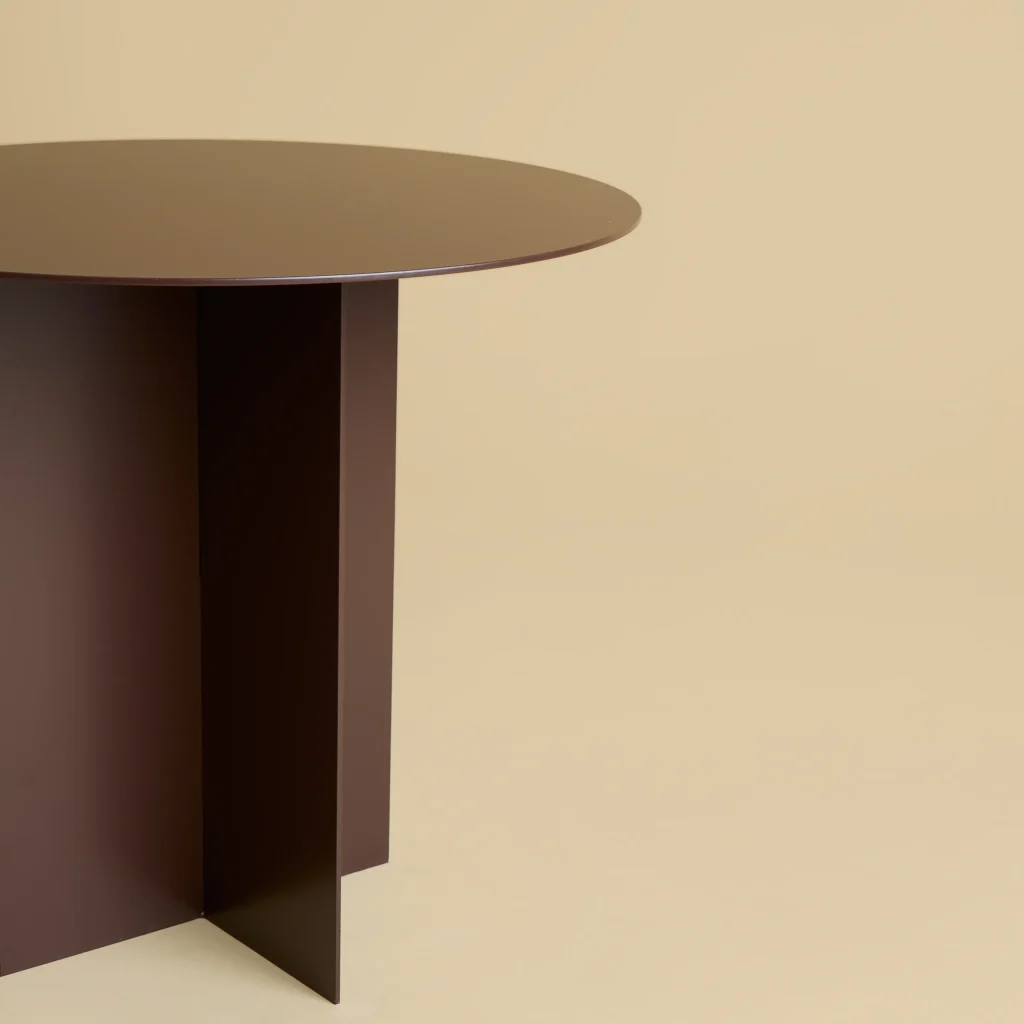 Wake - Chocolate Metal Side Table — 3