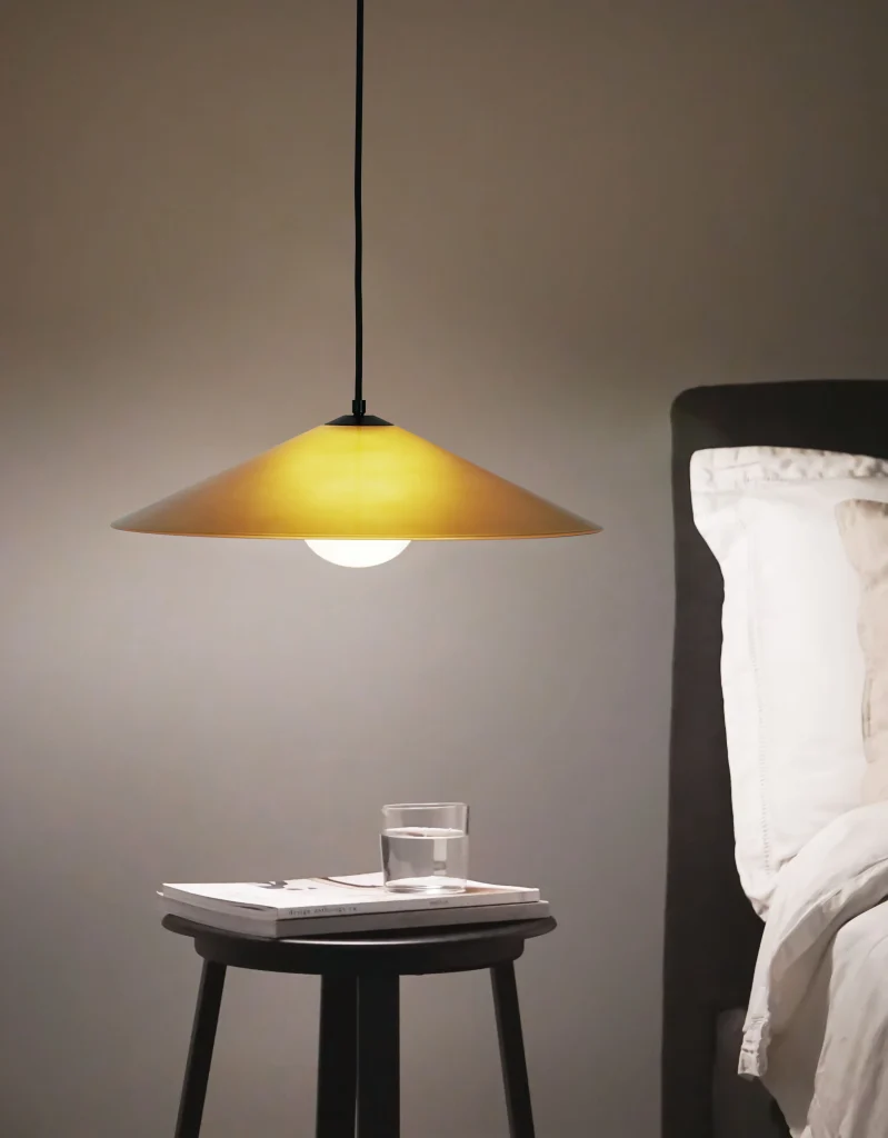 Marsha 02 Pendant Lamp in Blown Glass and Steel — 2