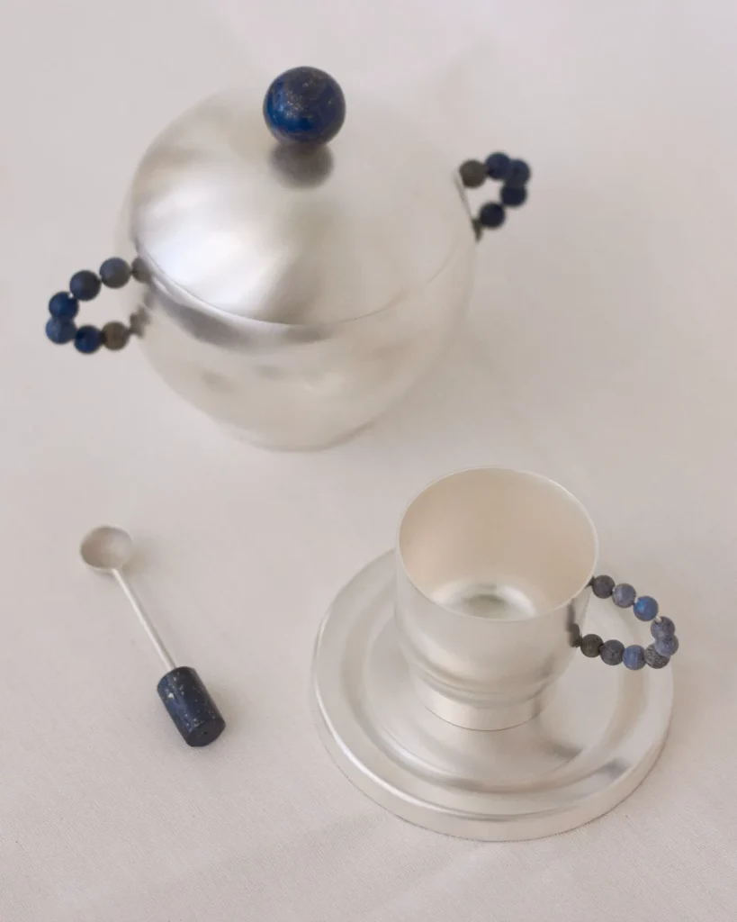 Perlina Cup + Piattino - Lapis Lazuli Cup Set — 2