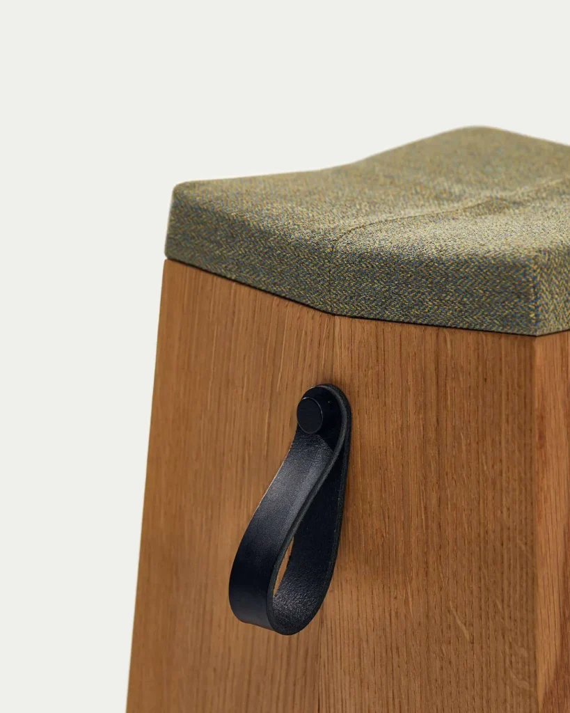 HAPPENS - Oak Wood Stool — 2