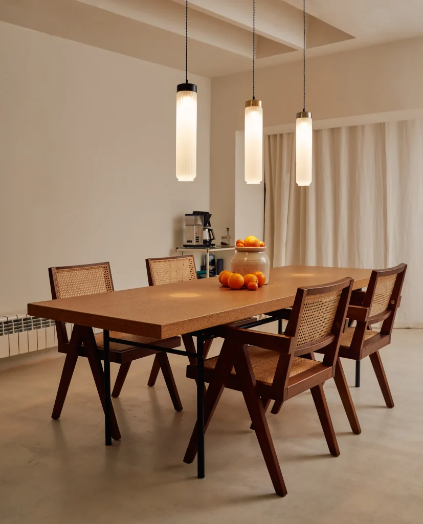 Ines Ceiling Lamp in Blown Glass And Brass — 5