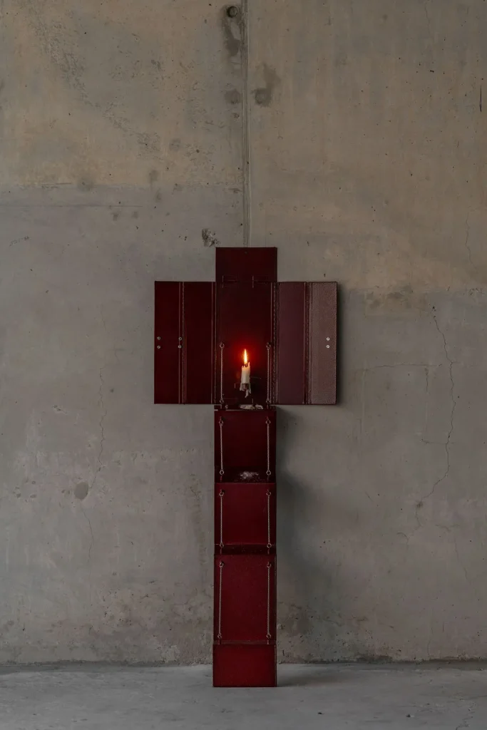 Wax Clock Altar Candle Holder — 5