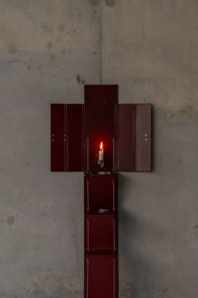 Wax Clock Altar Candle Holder — 6