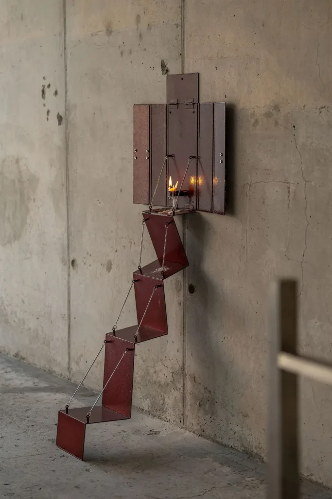 Wax Clock Altar Candle Holder — 7