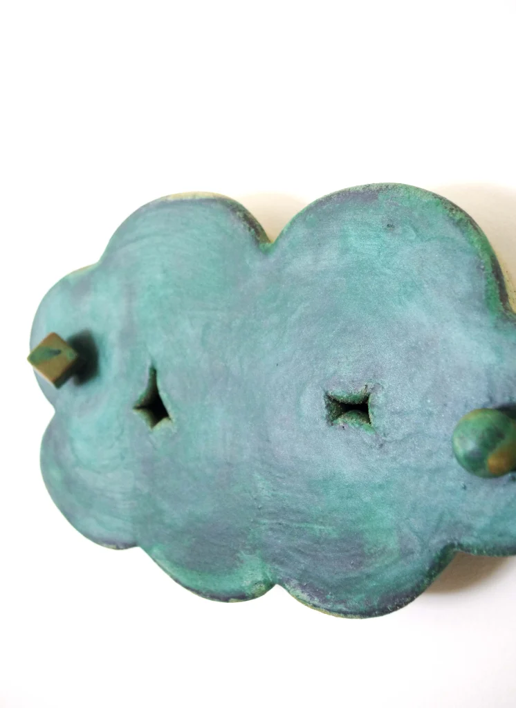 Green Cloud - Ceramic Wall Sculpture — 2