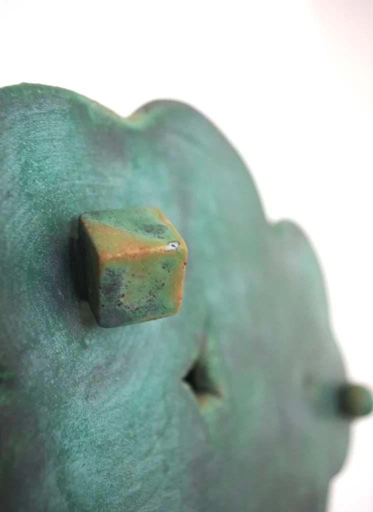 Green Cloud - Ceramic Wall Sculpture — 5