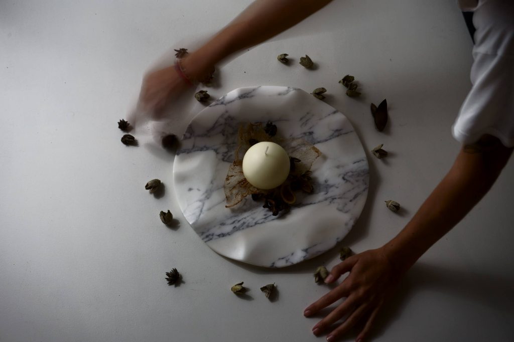 Marmo Fluido - Marble Centerpiece Tray — 3