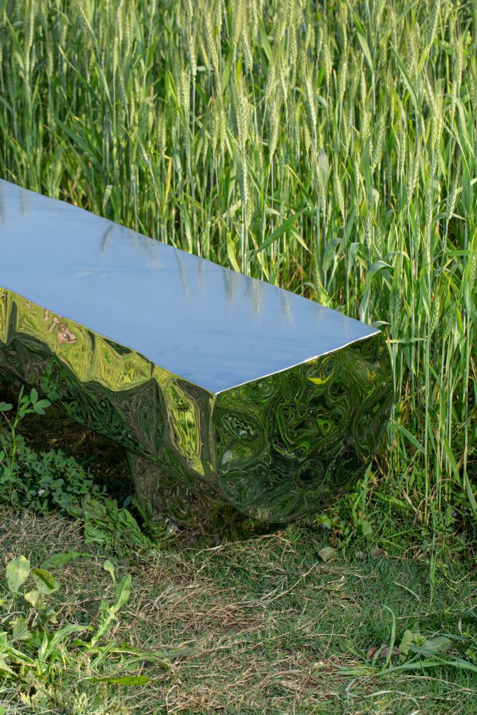 Tronco Bench - Stainless Steel Bench — 3