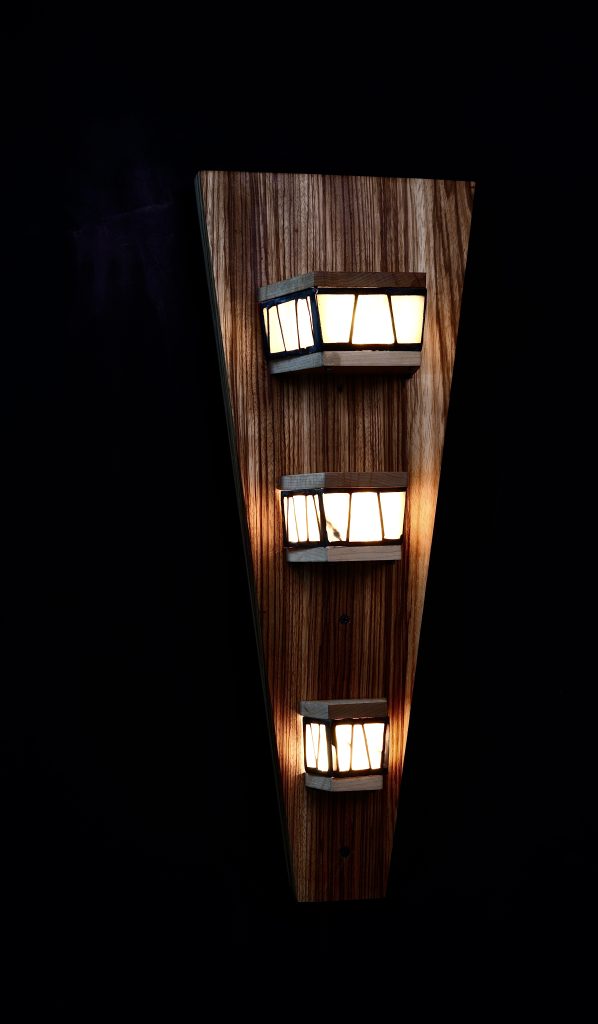 Nimitz - Zebrawood Wall Sconce — 2