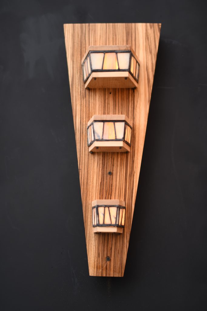 Nimitz - Zebrawood Wall Sconce — 4
