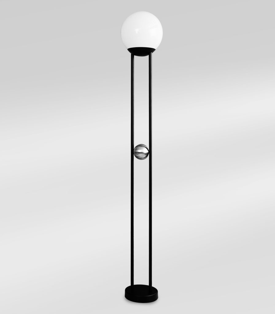 Caida Libre Floor Lamp in Metal and Glass — 2
