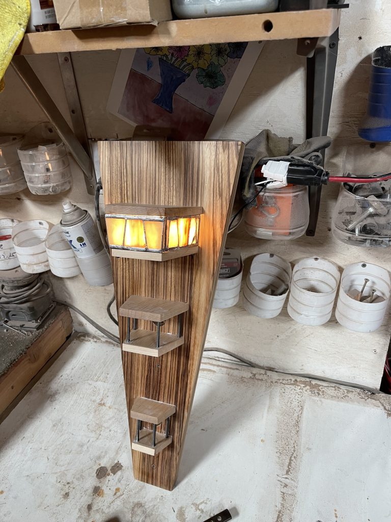 Nimitz - Zebrawood Wall Sconce — 5