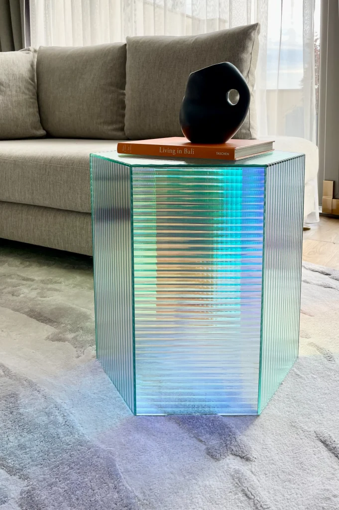 Luminous - Glass Side Table — 7