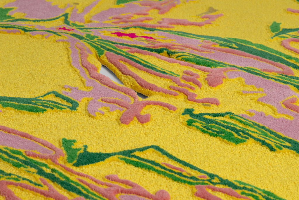 Derrumbes Y Pajaritos – Virgin Wool & Cotton Rug — 5