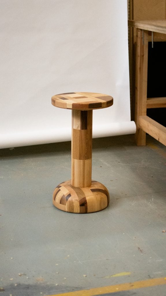 So Many Stories And Ink Is To Expensive - Multi-Wood Side Table — 2