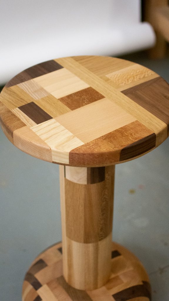 So Many Stories And Ink Is To Expensive - Multi-Wood Side Table — 4