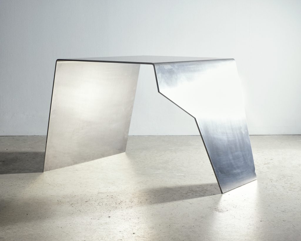 Adult Contemporary – Aluminum Side Table — 5
