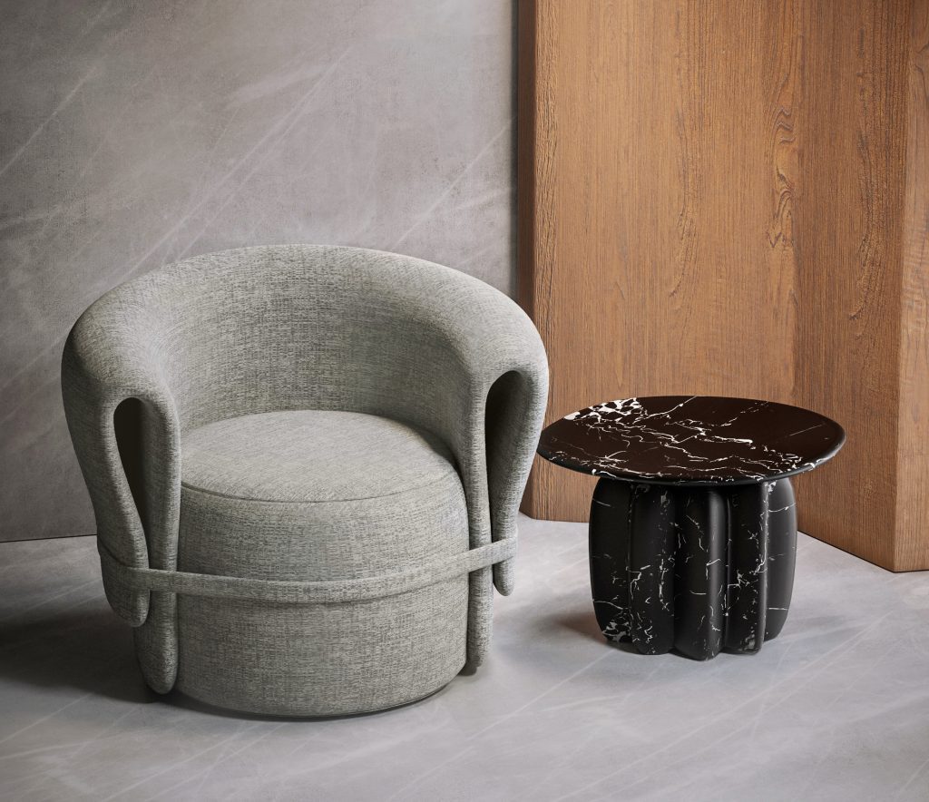 Bend - Upholstered Armchair — 2