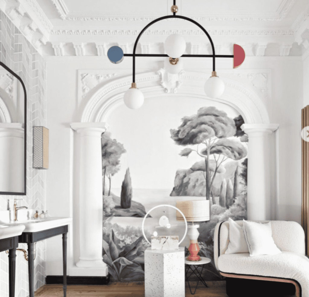 Space - Art Deco Ceiling Lamp — 3