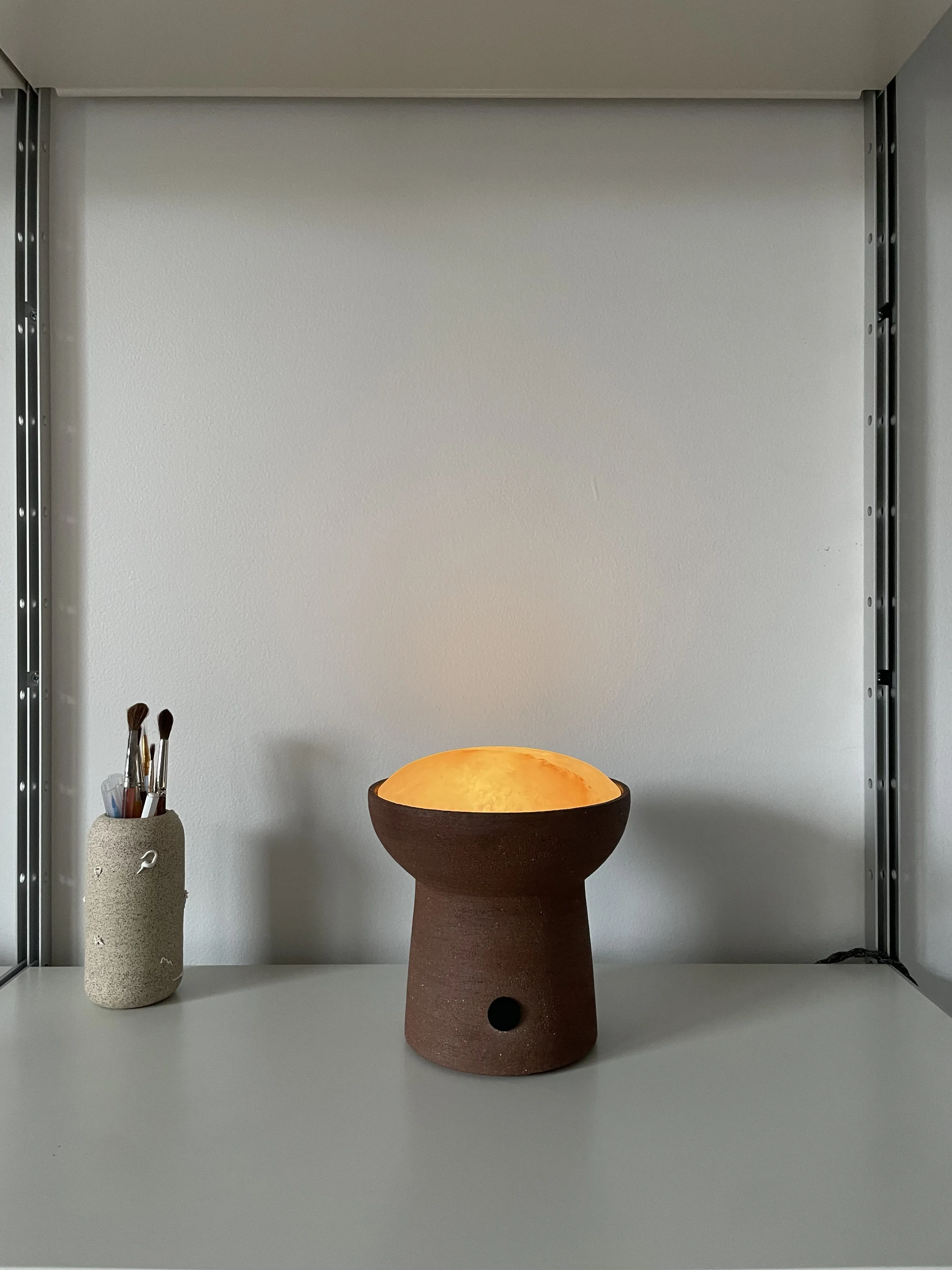 Stoneware Salt Lamp by Isabella Artale