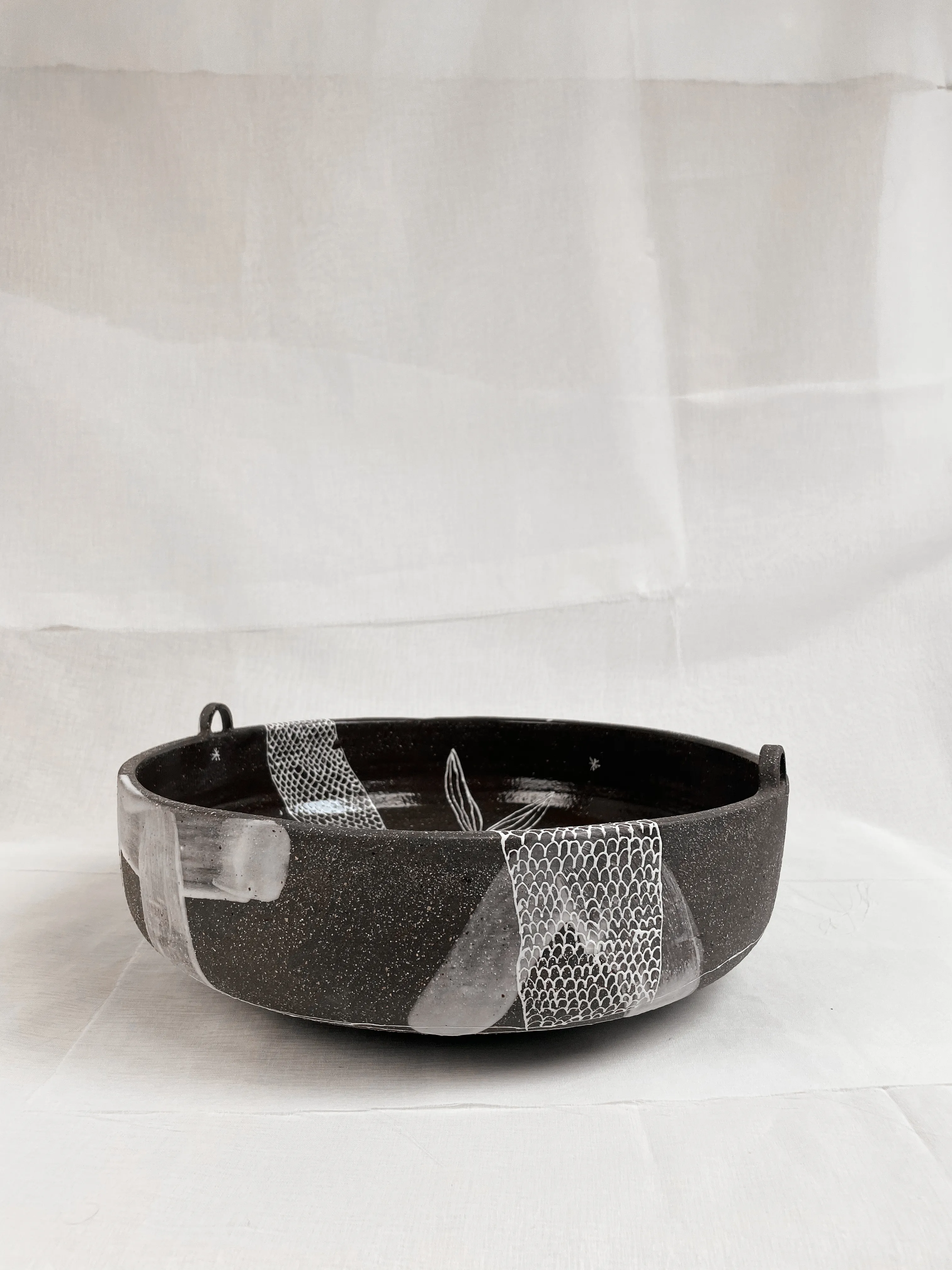 S A L A T A – White Lava Ceramic Vase by ccontinua+mamt