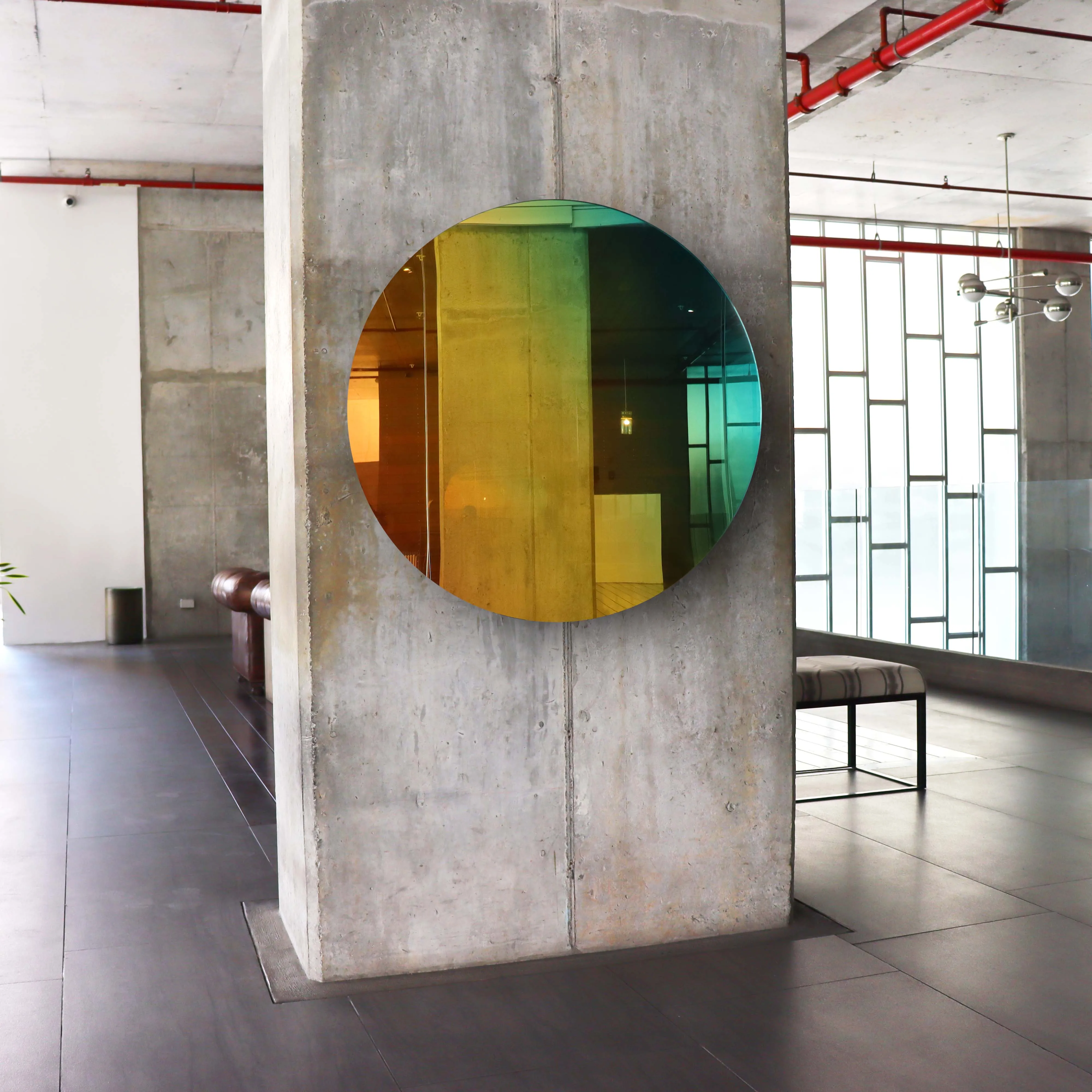 Tornasol – Polychromatic Mirror by Pernia Studio