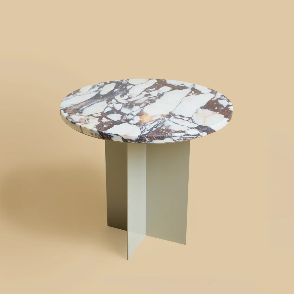 Baker - Calacatta Violet Marble Side Table — 3