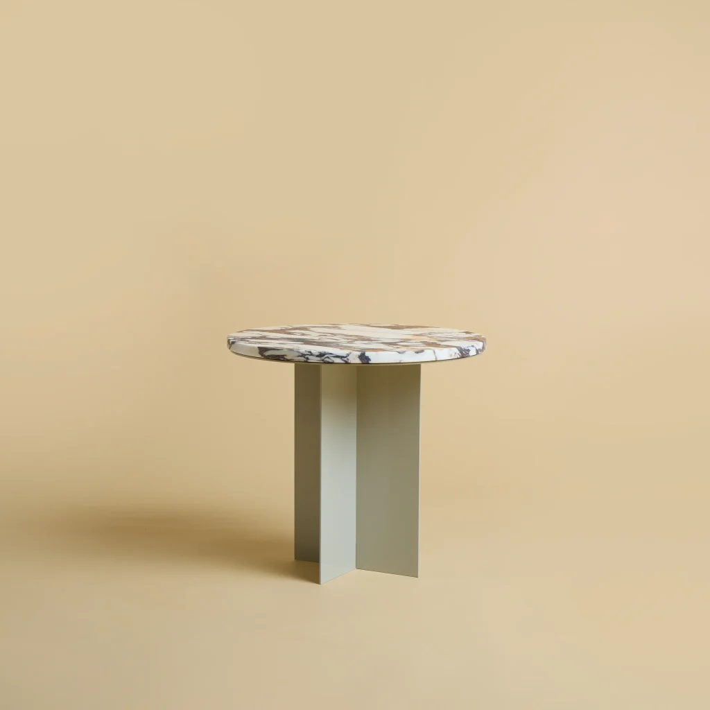 Baker - Calacatta Violet Marble Side Table — 4