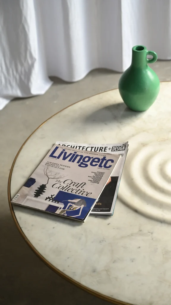 Oom - Marble & Cast Aluminum Coffee Table — 10