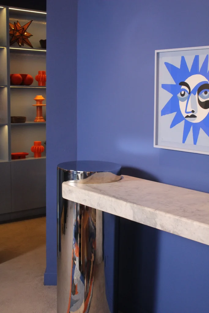 Orion - Marble & Stainless Steel Console Table — 6