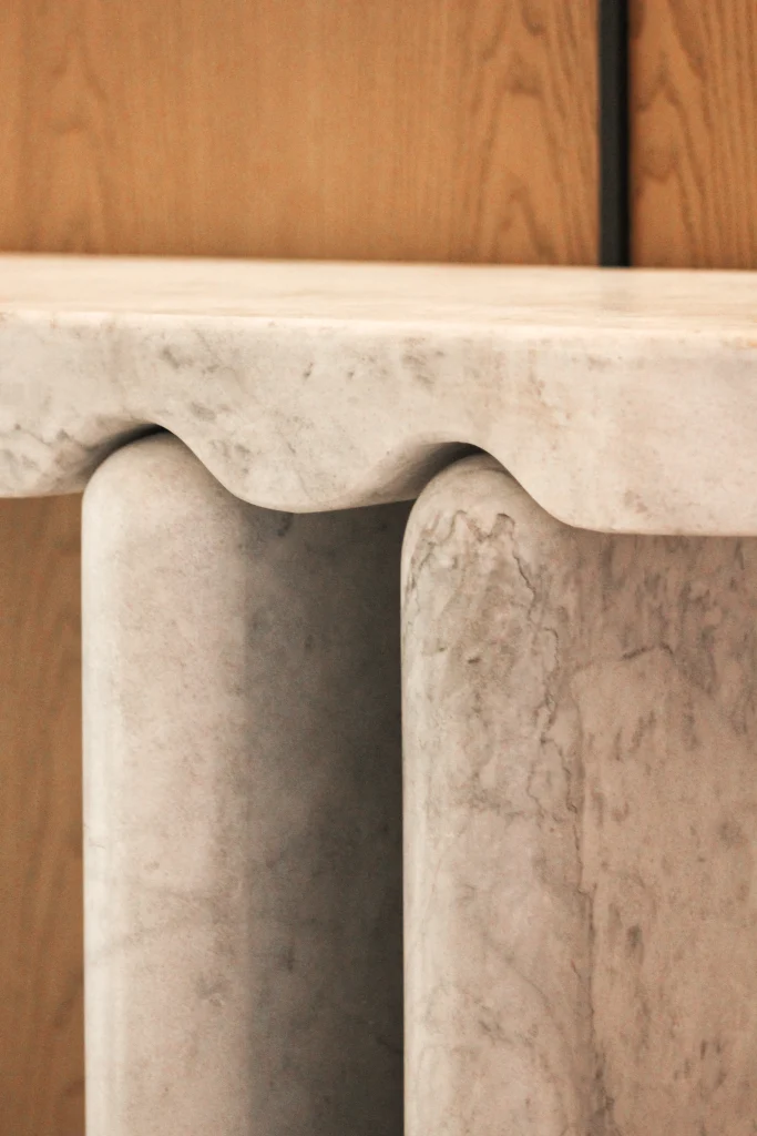 Orion - Marble & Stainless Steel Console Table — 9
