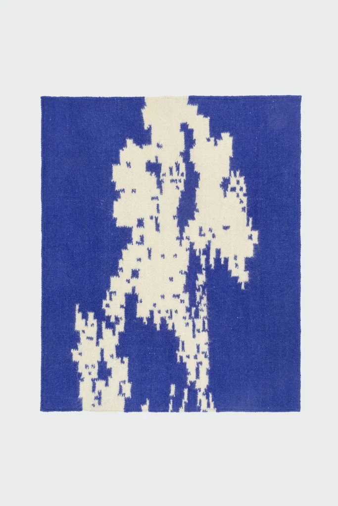 Reon lizhnyk rug in Carpathian sheep wool by Basny Rugs
