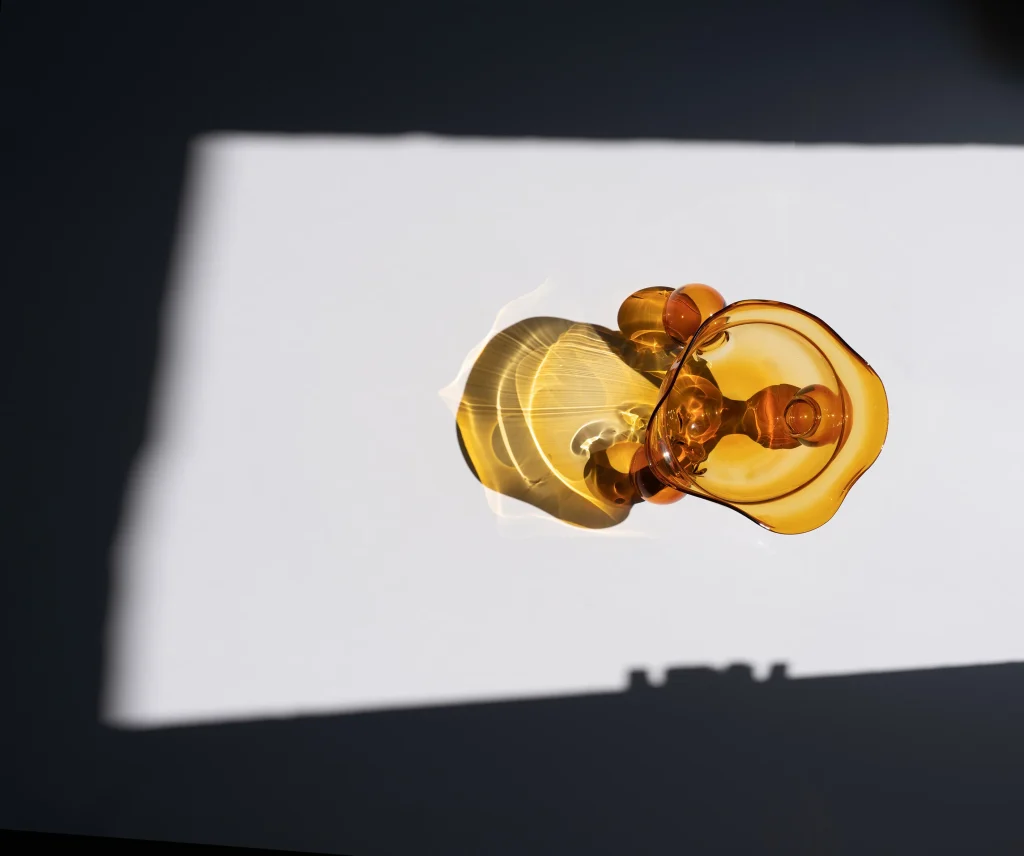 Glassblown Honey Bowl — 2