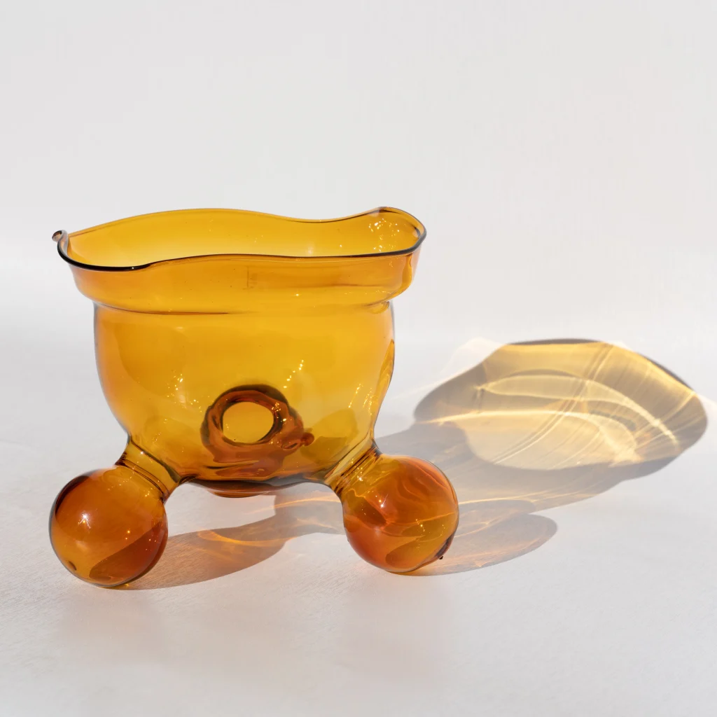 Glassblown Honey Bowl — 3