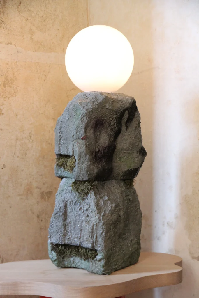 La Cauna Tesa Table Lamp in Concrete — 2