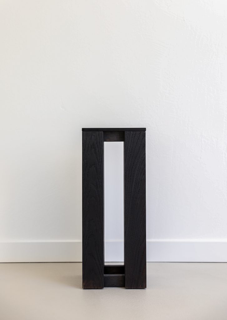 T-03 - Brutalist Wooden Side Table — 4