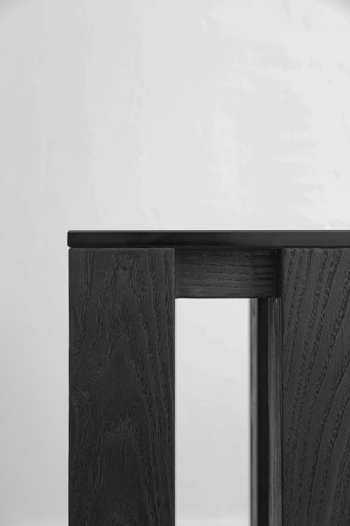 T-03 - Brutalist Wooden Side Table — 5