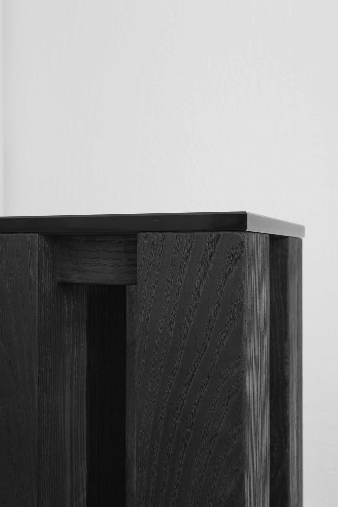 T-03 - Brutalist Wooden Side Table — 6