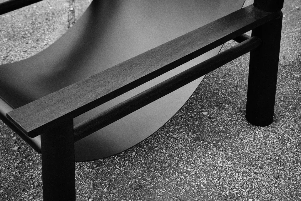 Logos - Cedar & Leather Lounge Chair — 7