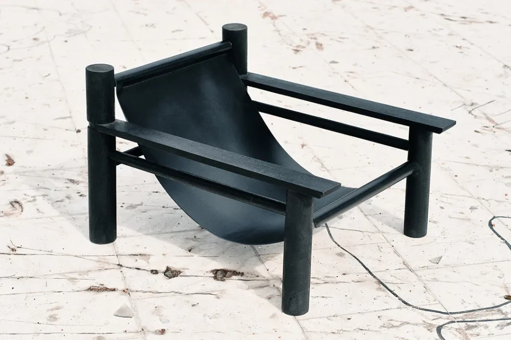 Logos - Cedar & Leather Lounge Chair — 19
