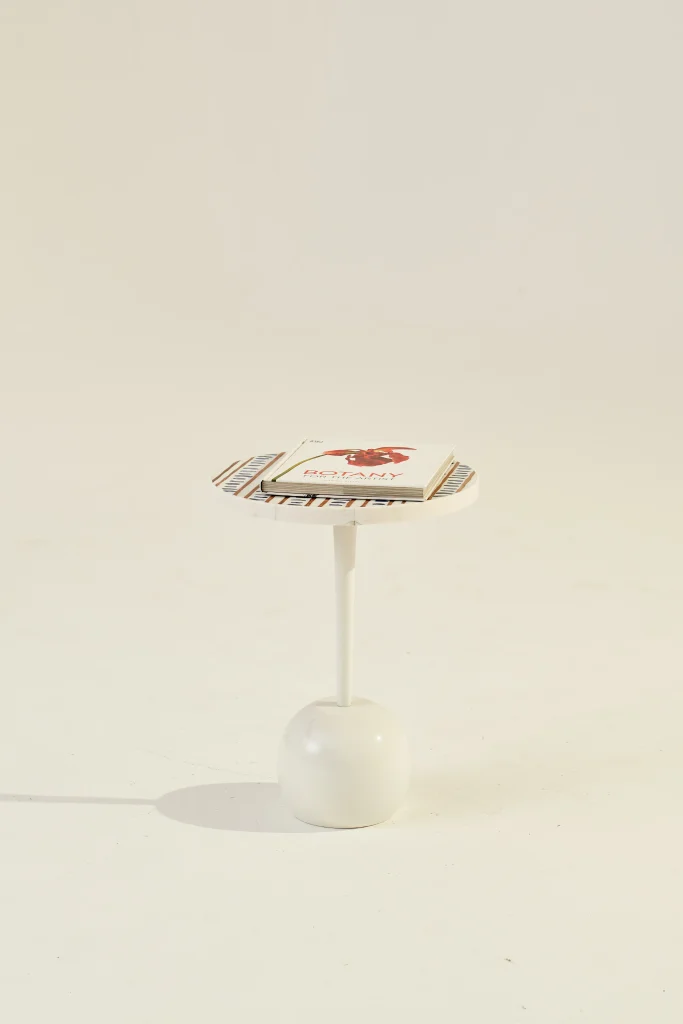 Sambhal - Cast Aluminum & Resin Side Table — 6