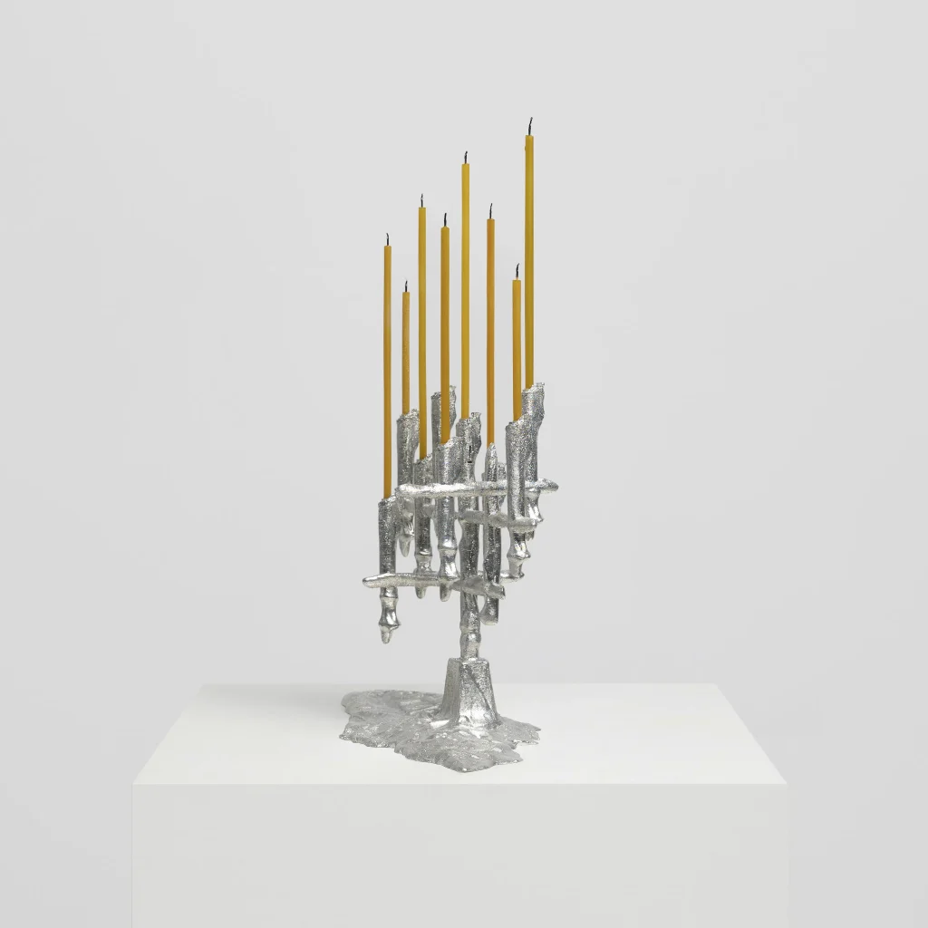 Dinner In Brussels - Aluminum Candelabra — 3