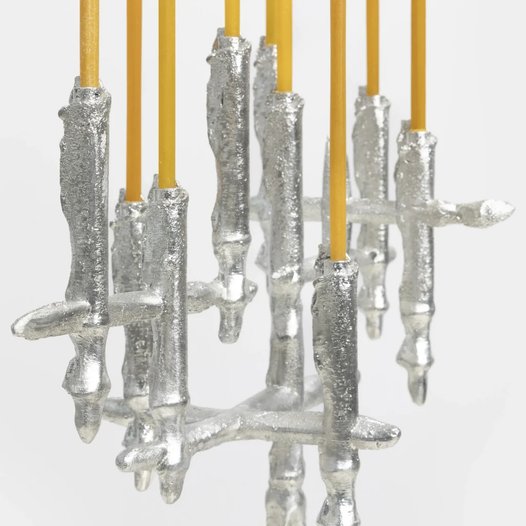 Dinner In Brussels - Aluminum Candelabra — 5