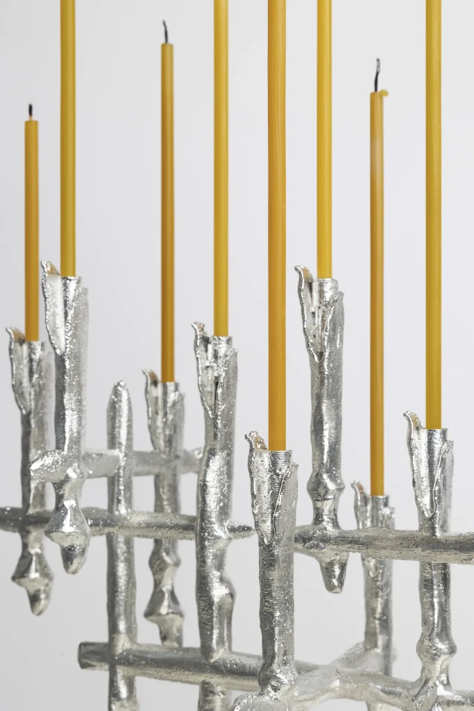 Dinner In Brussels - Aluminum Candelabra — 7
