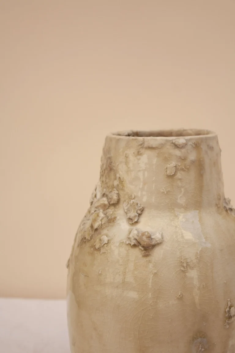 Melpomene - Rugged Stoneware Vase — 2